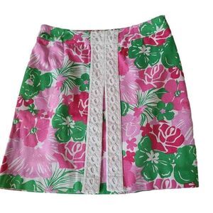 Island Republic Womens Pink Floral Tropical Skirt Size 4